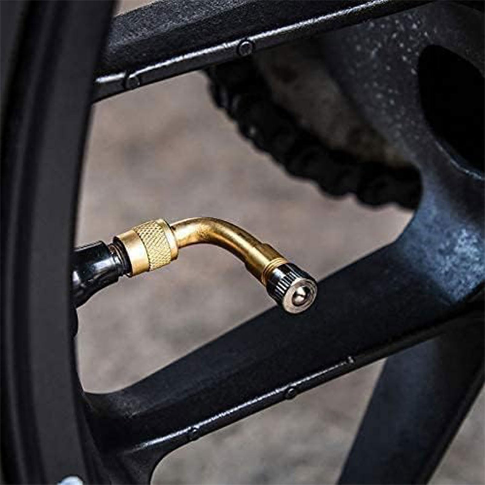 Tyre Valve Extension adapter przedłużający 90 stopni i 180 mm elastyczna gumowa końcówka zaworu tyre-zaworu miedzianego adapter kątowy przedłużenie zaworu do samochodu, motocykla, skutera