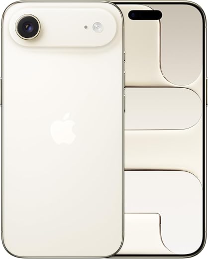 Apple iPhone Air 256 GB: Thinnest iPhone Ever, 6.5-inch Display with ProMotion up to 120Hz, Powerful A19 Pro Chip, Center Stage Front Camera, All-Day Battery Life; Light Gold