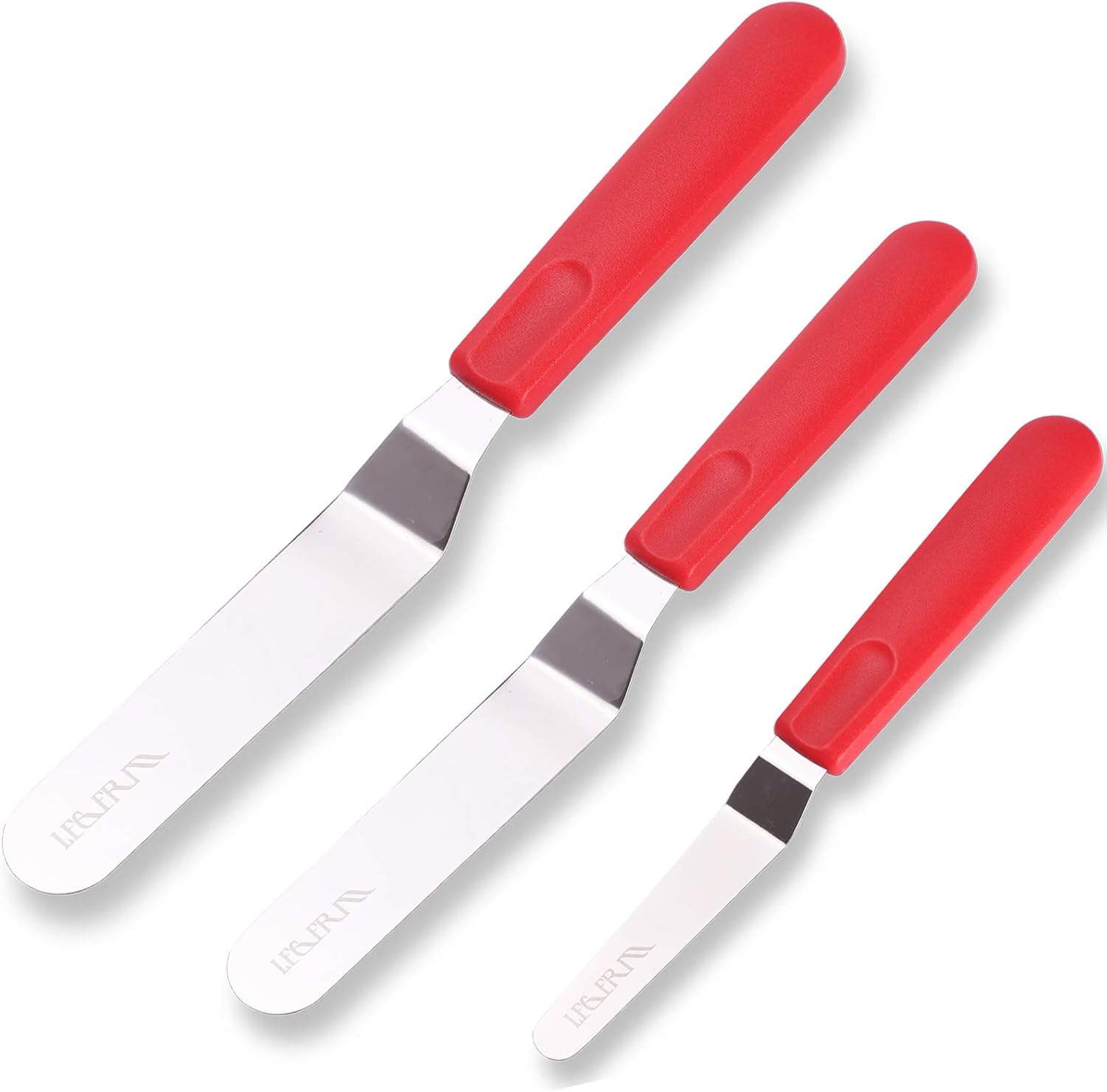 Cake Offset Spatula set of 4 6 8 inch Angled Icing Spatula Cake
