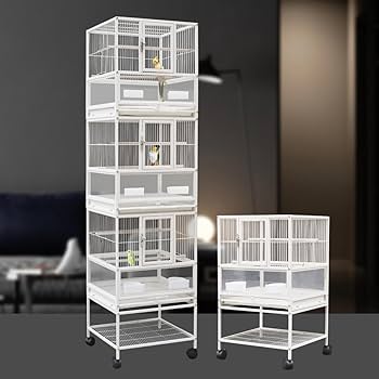 Amazon | Yokolo 鳥かご 鳥ケージ 中小型インコ用 鍛鉄製 大きい 鳥