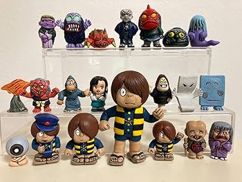 ゲゲゲの鬼太郎 工事現場 ミニフィギュア　蛍光 消しゴム ゲゲゲの鬼太郎 工事現場 ミニフィギュア 蛍光 消しゴム Amazon