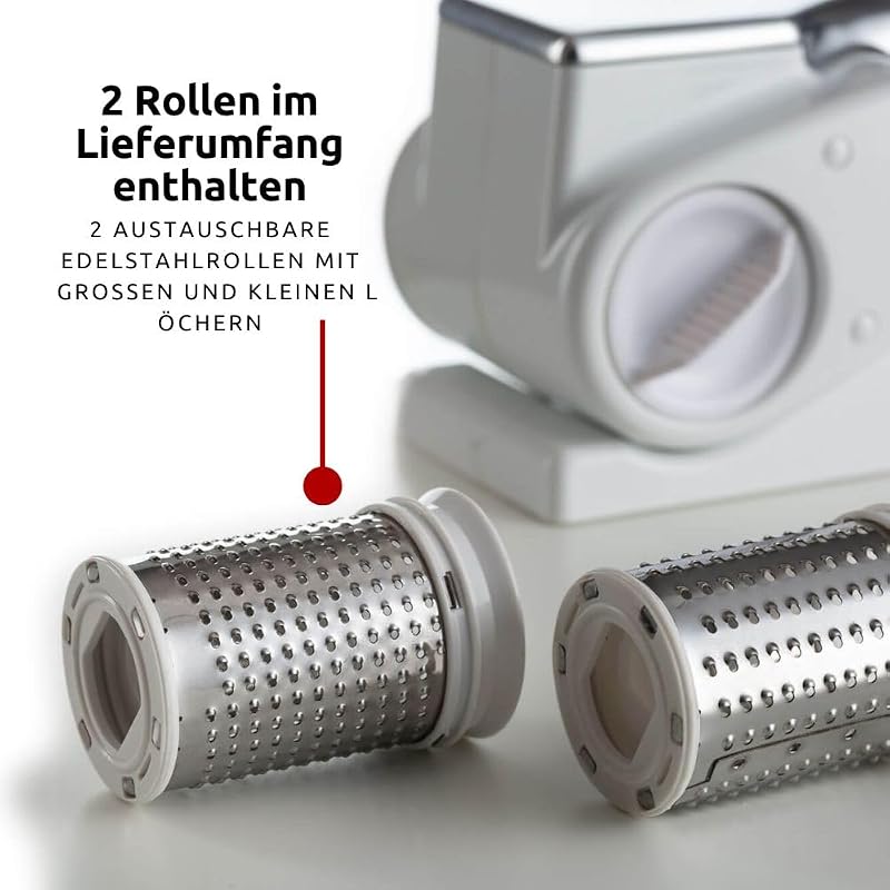 Ariete Reiber-44 rozsdamentes acél reszelő fehér