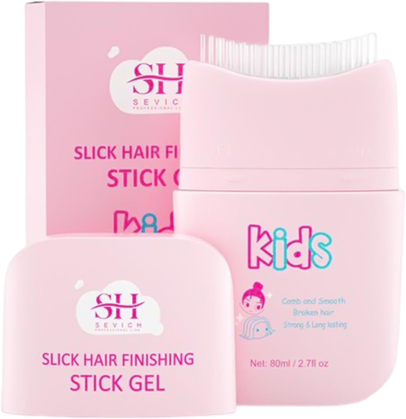 Amazon.co.jp 幼児の髪用ジェル ヘアポマードスティック,2.7階Oz スタイリングワックススティックヘアシェーピングジェル