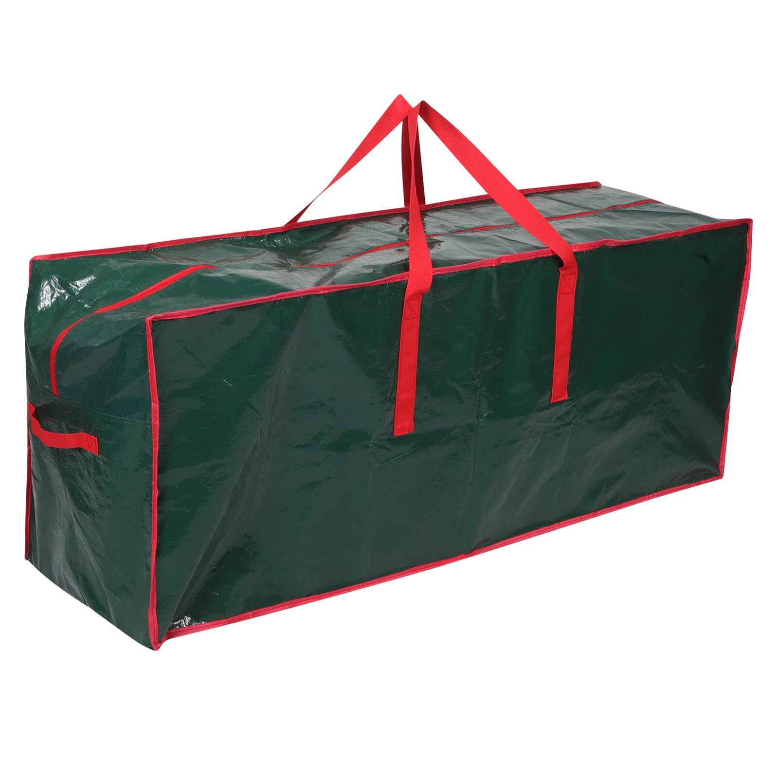 BESPORTBLE Borsa Portaoggetti per Alberi di Natale Grande Capacità in PE con Cerniera e Maniglie Contenitore Extra Large per Alberi Artificiali Organizer per Decorazioni Stagionali Taglia