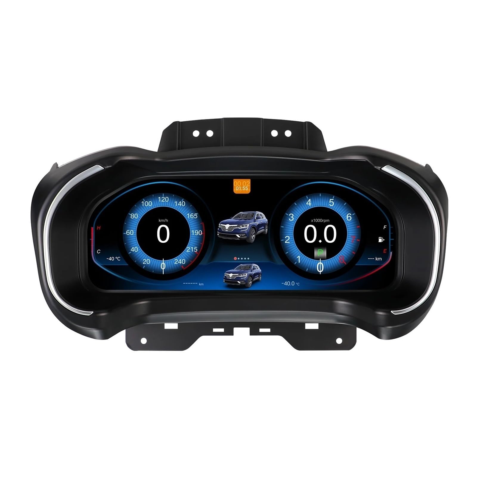 Panel de instrumentos digital LCD de 12,3 pulgadas compatible con Renault Koleos 2016-2019 6