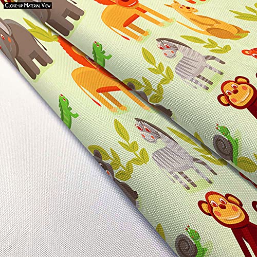 Image of ArtzFolio Cartoon Animals D1 | Reusable Sack Bag | Bag for Gym, Storage, Vegetable & Travel