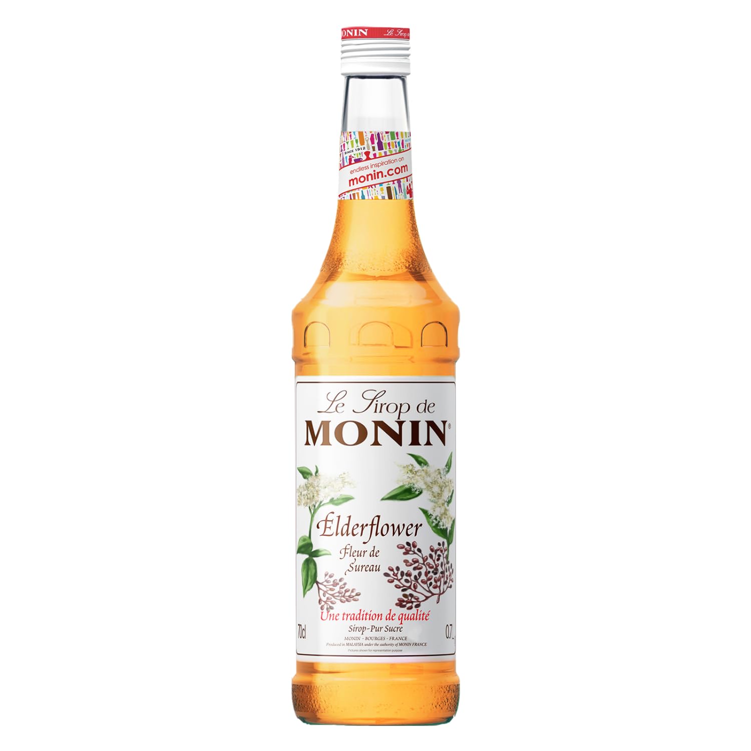 Amazon.co.jp: モナン エルダーフラワー シロップ 700ml : 食品・飲料