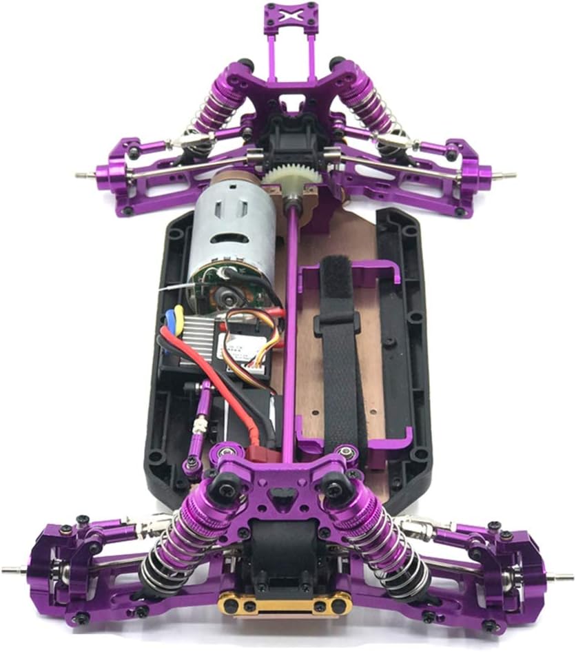 Metal Swing Arm Steering Cup Shock Tower Upgrade Accessories Kit for 144001 1/14 124019 1/12 RC Car Parts,