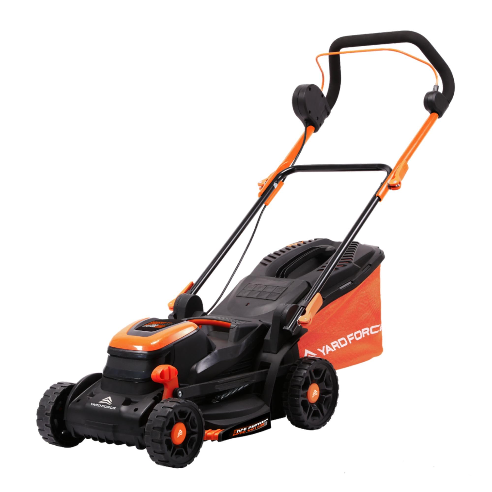 Yard Force 40V 2.5Ah (2X20V) Cordless Lawnmower With 34Cm Cutting Width 35L Grass Bag And Rear Roller