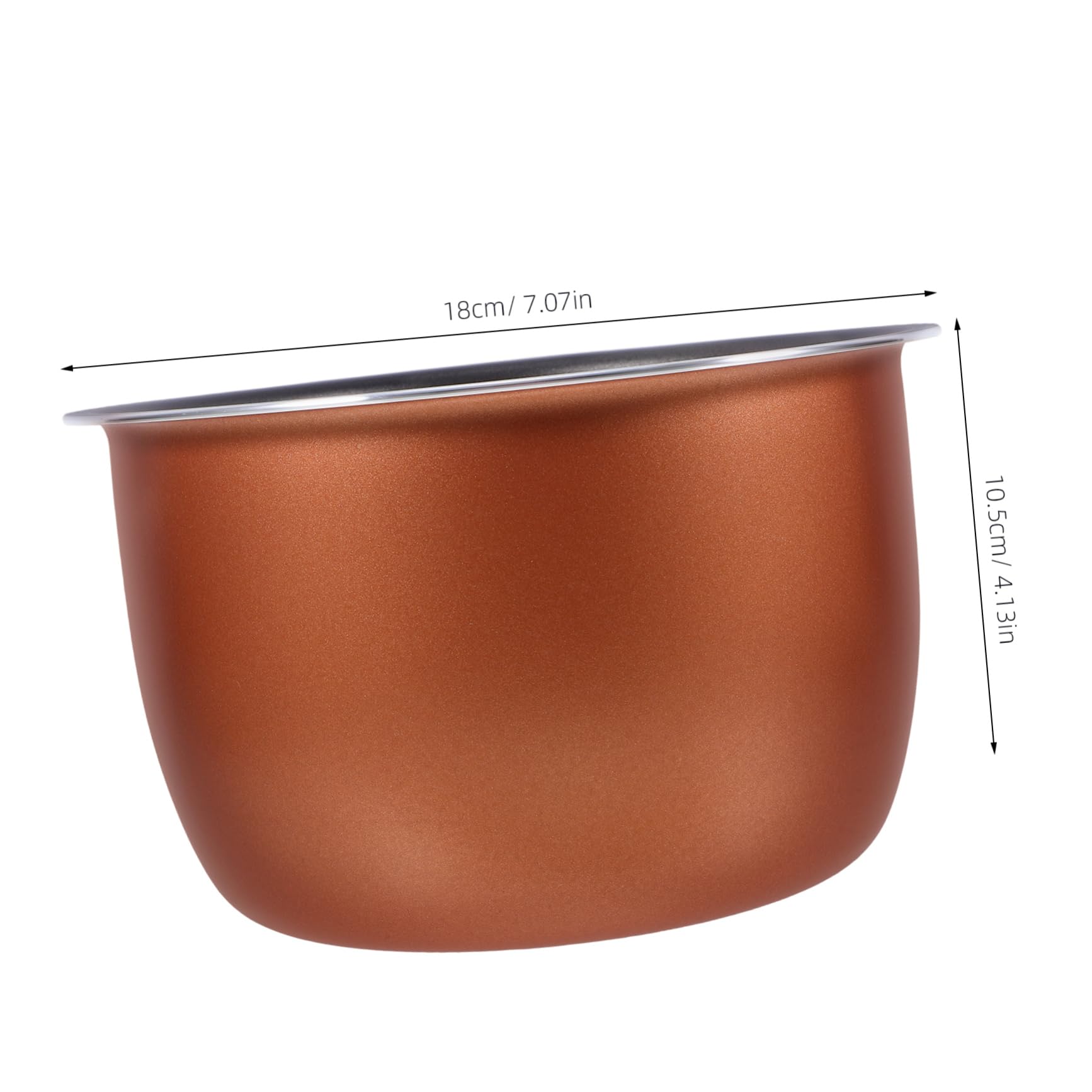 Amosfun 2 Pezzi Rivestimento Antiaderente per Cuociriso in Alluminio da 2 Litri Pentola di Ricambio per Fornelli Elettrici Tower Kitchen Supply