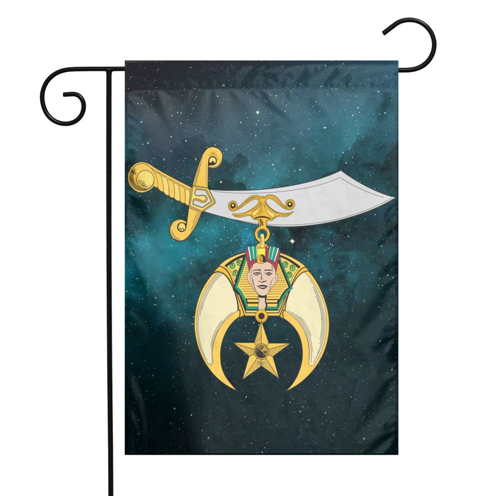 Shriner Garden Flag 12*18 With Unique Theme.