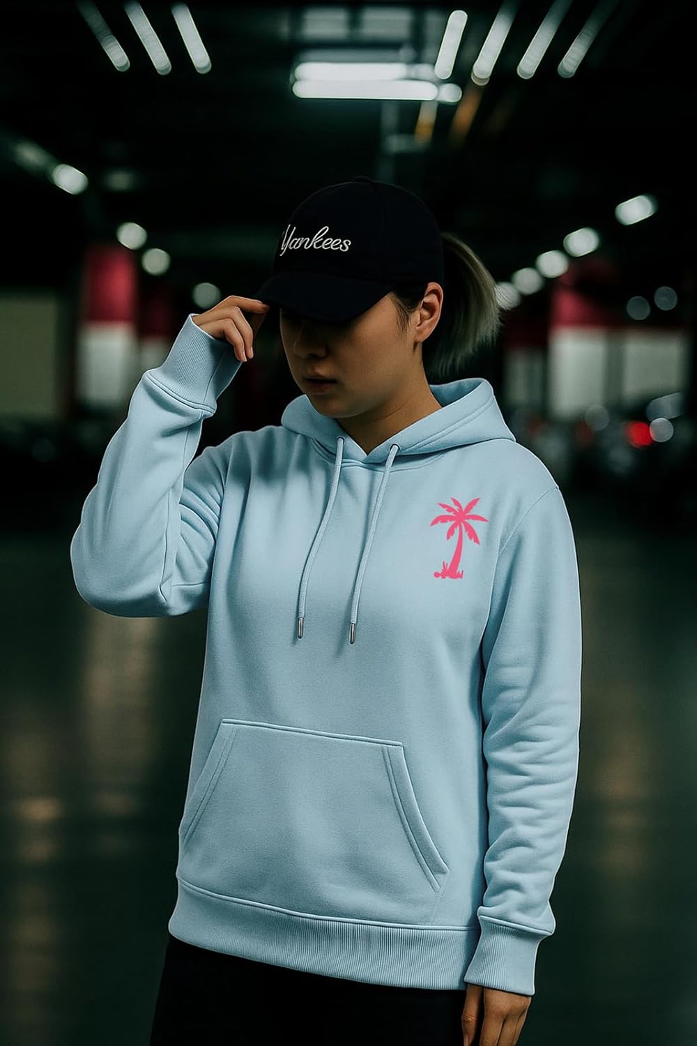 Palm Graphic Hoodies for Women Girls Juniors Aesthetic Y2k Sweatshirts Preppy Outfit - Image 3