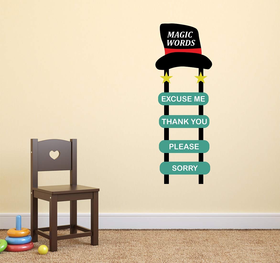 Littlebuds Magic Words Small Vinyl Wallstickers (20 cm x 60 cm) (B08R9ZW719) Amazon Price History, Amazon Price Tracker