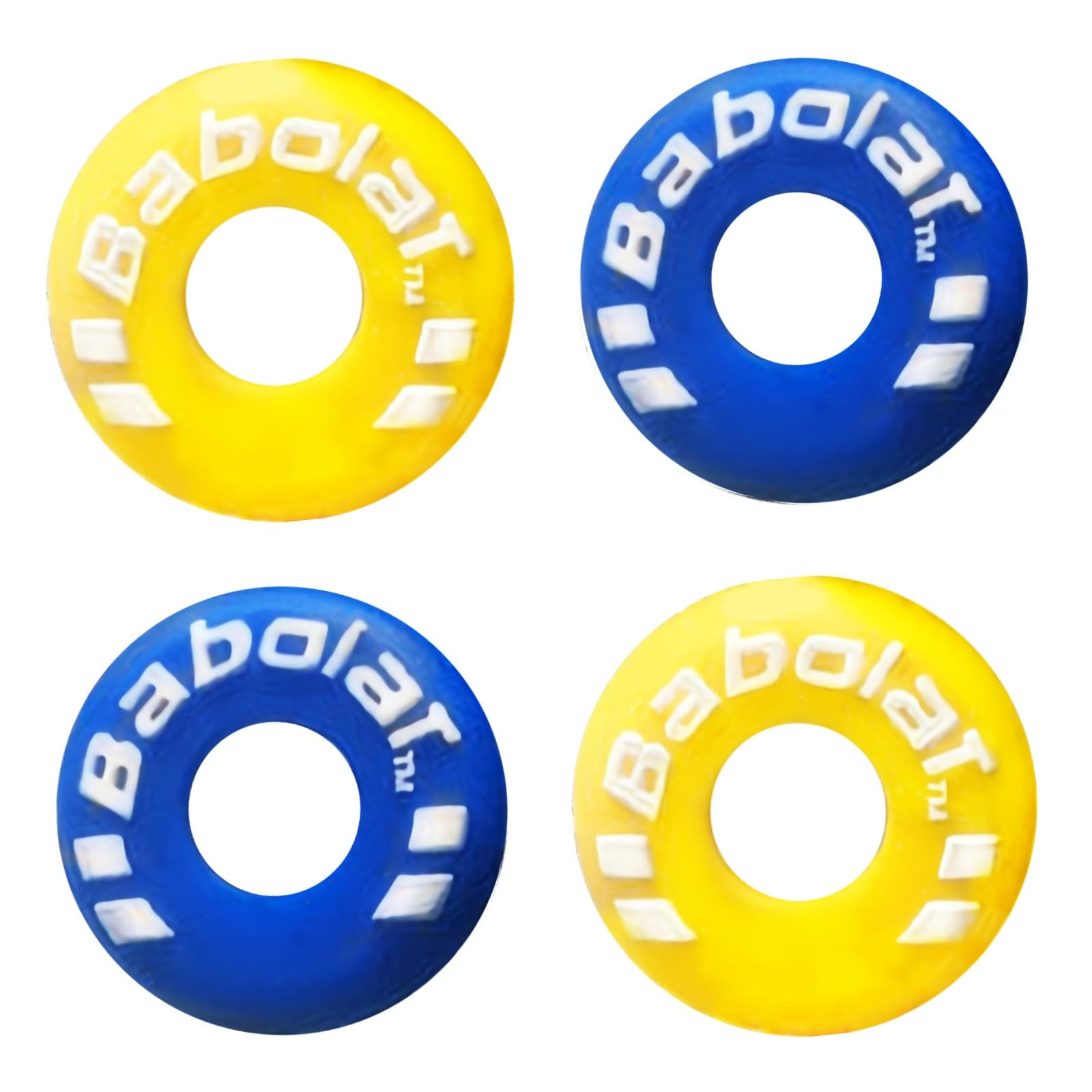 4 Piece Rubber Tire Shape Vibration Dampener Perdurable Tennis Racket Shock Absorber Soft Tennis Accessory Great for Tennis Players