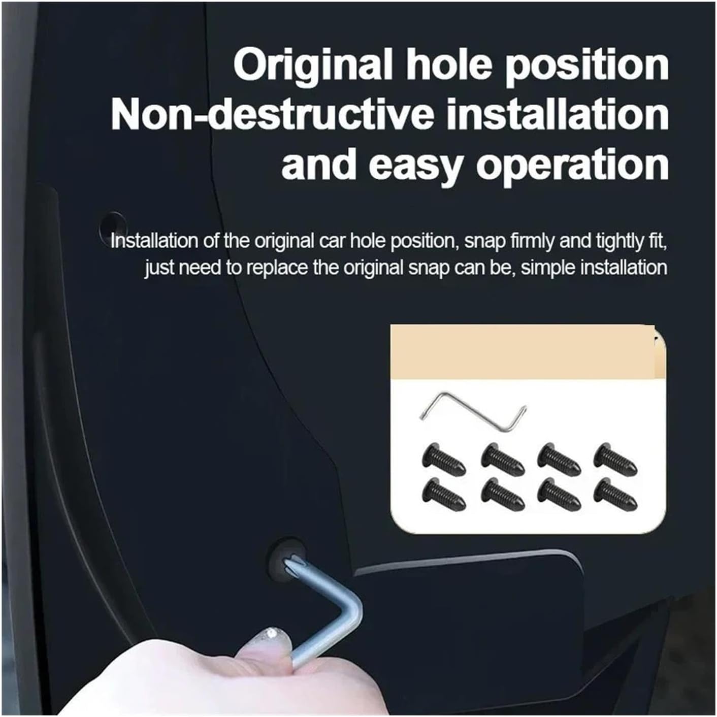 Car Mudguards Parts | Compatible with Polestar 2 2020-2025 image 4