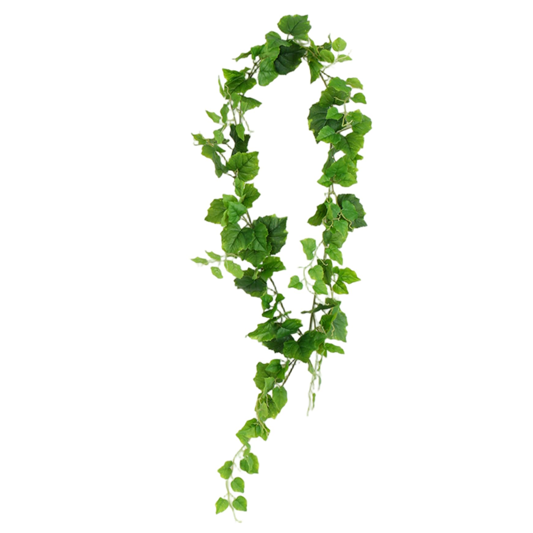Plante suspendue artificielle avec 71 feuilles de raisin en plastique éco pour fond photo