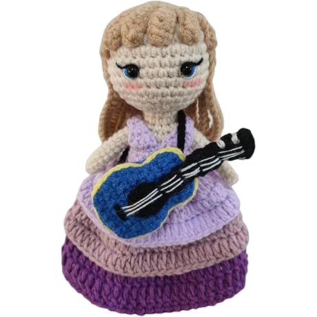 Taylor Swift Evermore Folklore Stuffed Animal Purple Ball Gown Handmade Plush Girl Gift