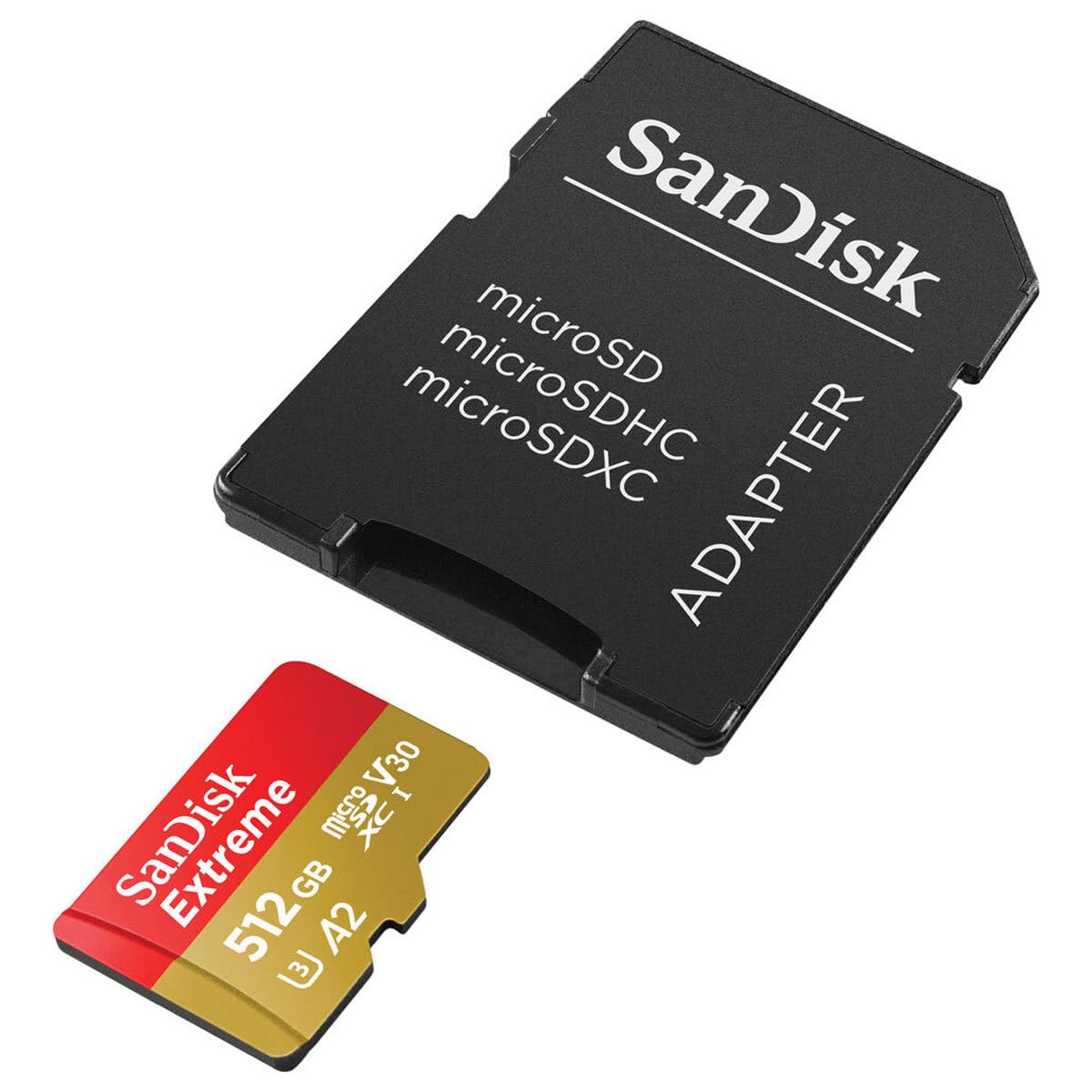 Amazon | SanDisk Extreme 512GB UHS-I U3 microSDXC メモリーカード 