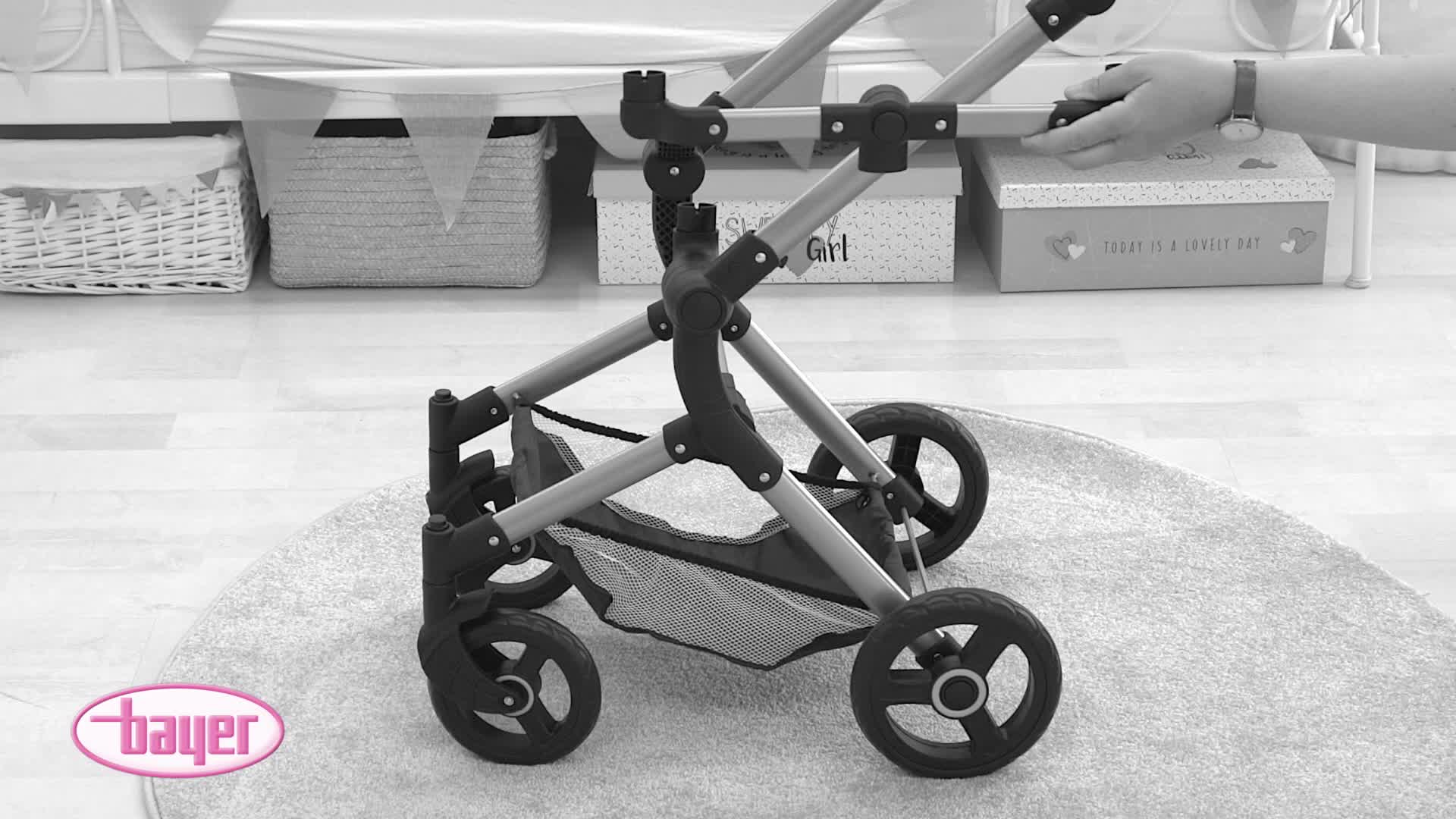Bayer Design 26233AA Twin Neo Tweeling poppenwagen - Nu 37% korting