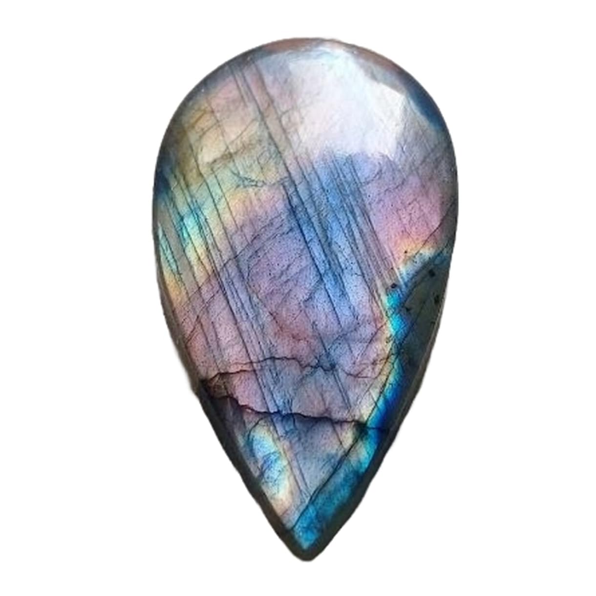 Cabochon en labradorite véritable pour création de bijoux ésotériques