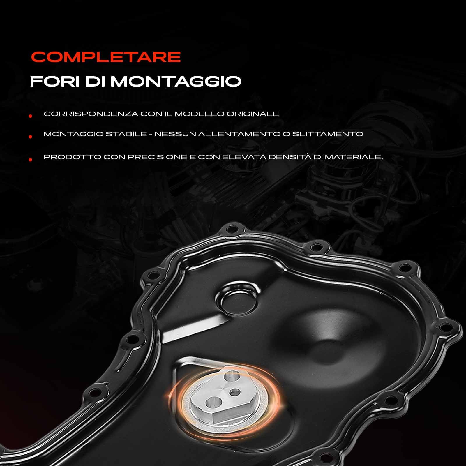 Frankberg Coperchio della cinghia di distribuzione 135027147R | Compatibile con: M.e.g.a.n.e IV Hatchback B9A/M/N, Trafic III pianale/telaio EC, Grand Scénic III JZ0/1, Talento Box 296