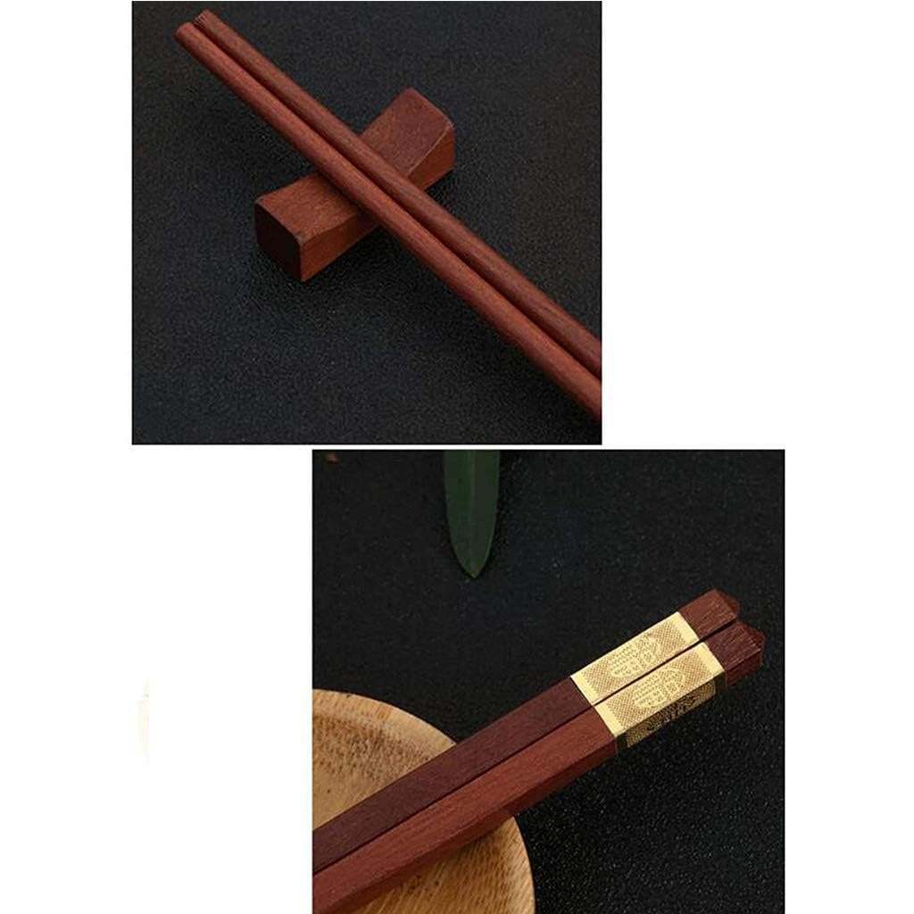 Bacchette Lavabili in lavastoviglie, Set di Bacchette con Scatola Regalo, 10 Paia di Bacchette riutilizzabili, Set Regalo di Bacchette Naturali