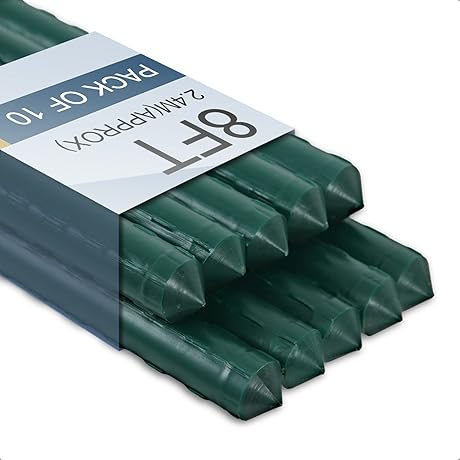 8 Foot Garden Stakes for Outdoor Plant Support
