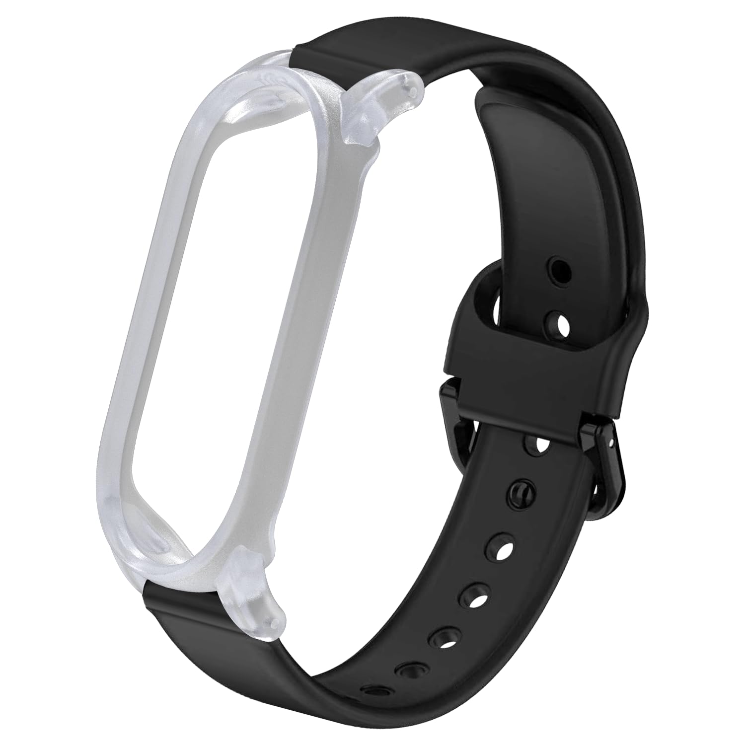 TUDIA Étui en PC à clipser avec Bracelet réglable en silicone pour enregistreur PLAUD NotePin AI