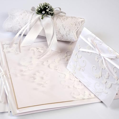 Miniatura 5 de 100 hojas de papel blanco puro para impresora de cartas, 32 libras de grosor, papel blanco en blanco de 8.27 x 11.6 pulgadas para impresión, copia,