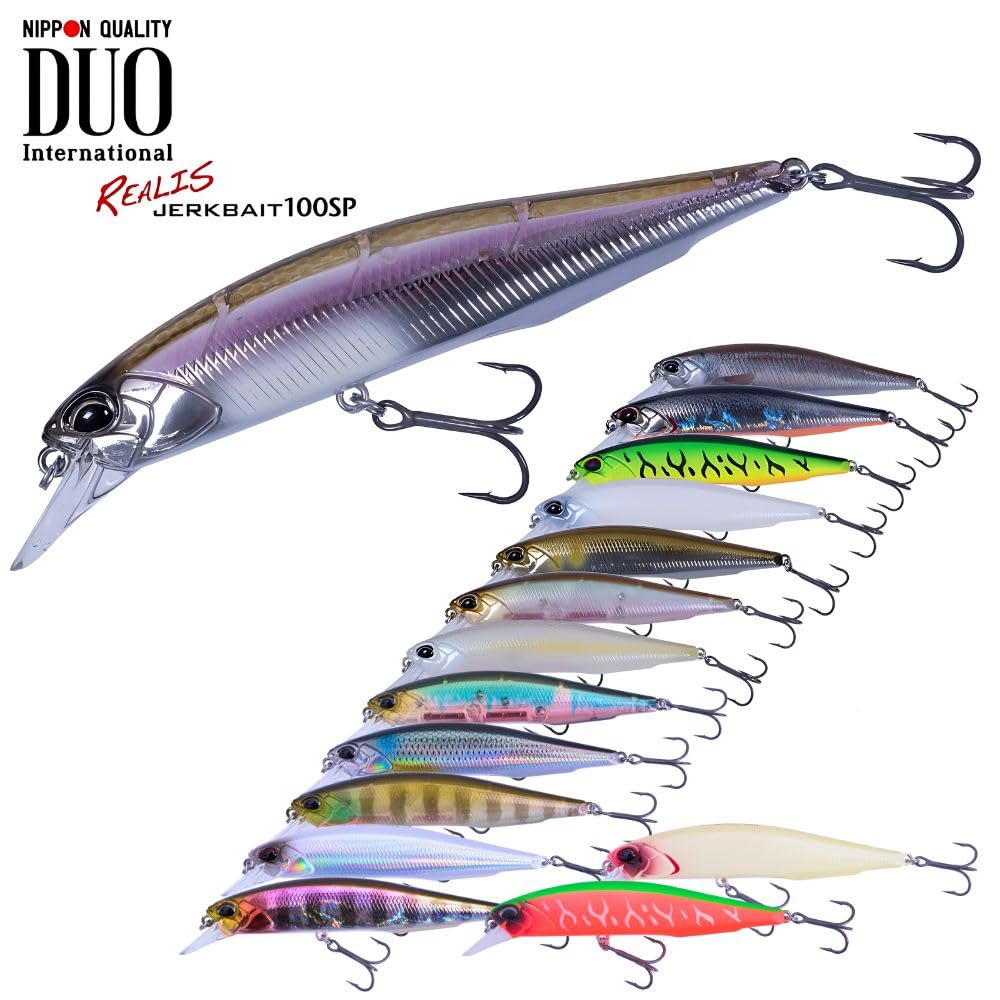 Leurre Duo Realis Jerkbait 100SP ACCZ161 – Suspend Minnow 100mm 14.5g Pour Bass (Neuf Avec Boîte)