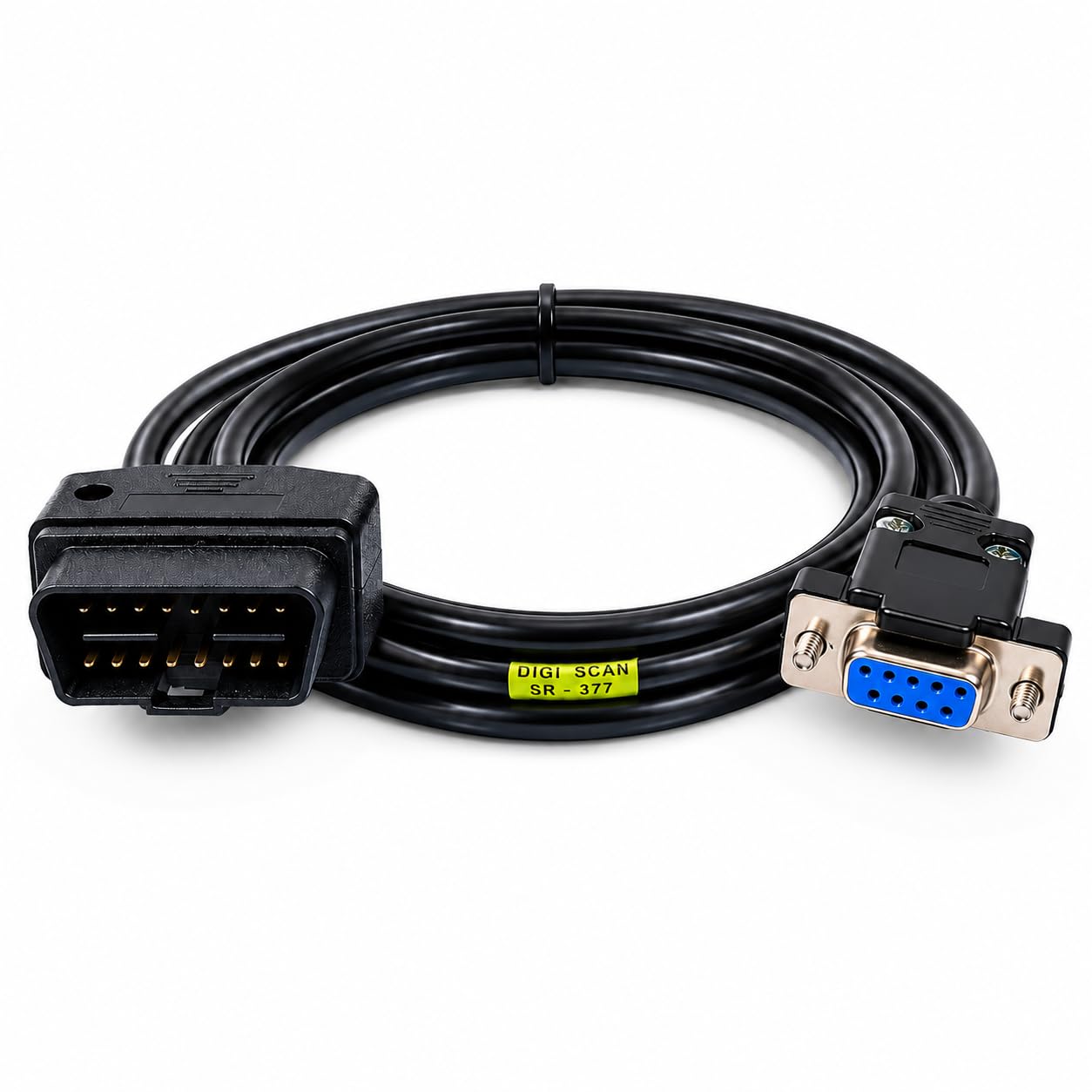 MapOut24 Total digi scan Dg scan J1962M to DB9F OBD pragathi Solutions scan Tool Cable Only Original OBD II 16 pin Male Connector to DB 9 Female Diagnostic Cable…SMPL027-image-32