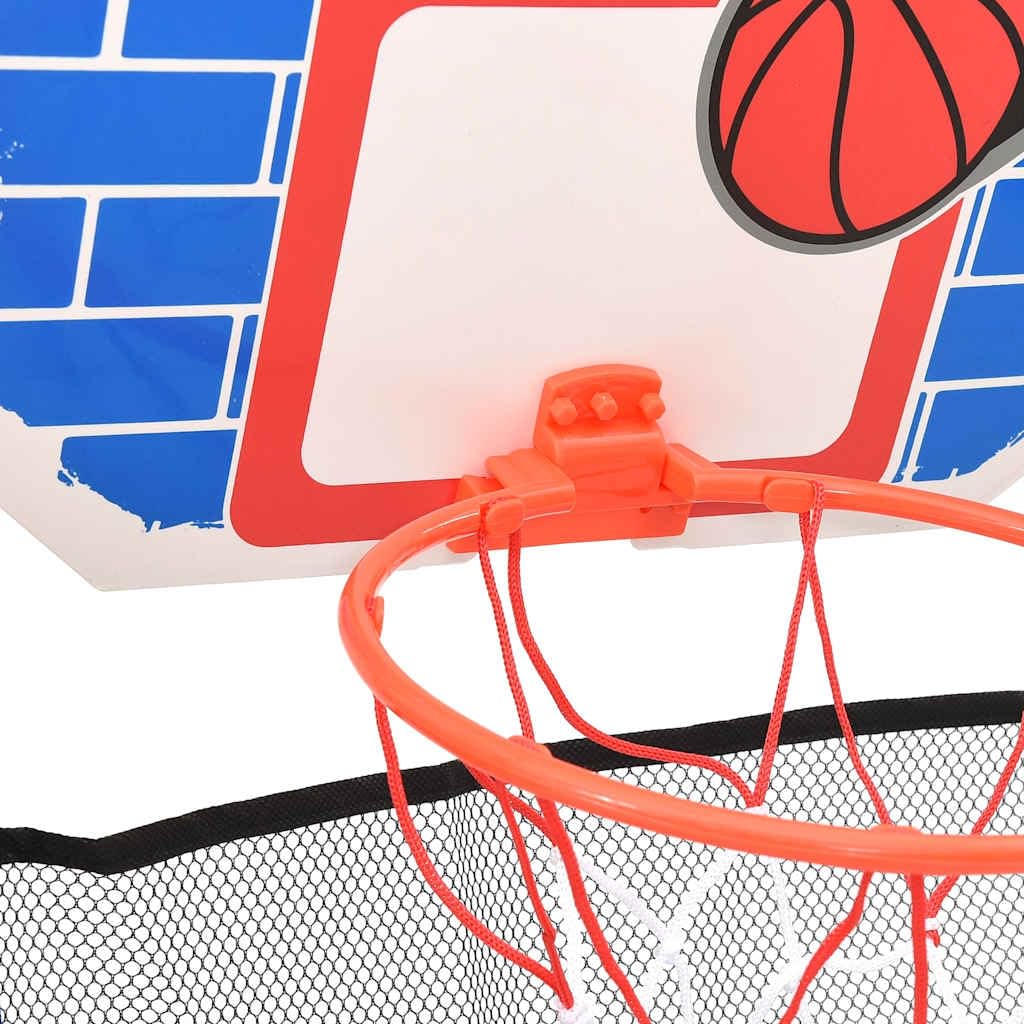 Set da basket multifunzionale per porta e parete per bambini per un allenamento in sala o in giardino
