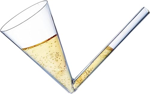 Miniatura 6 de Champagne Shooter - Copas de chug Flutes Guzzler, regalos únicos para despedidas de soltera y regalos de elefante blanco, juegos de bebida,