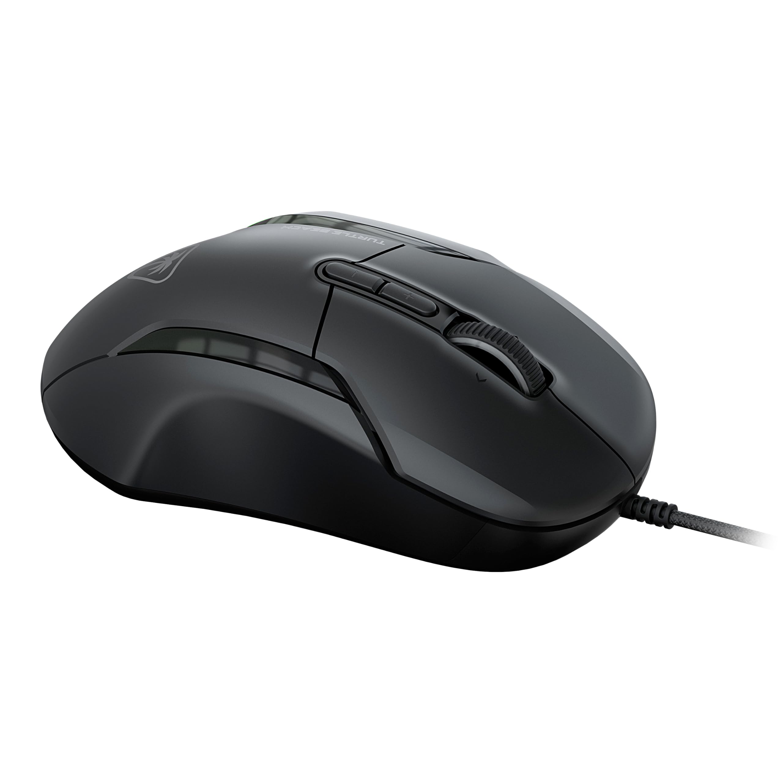 Turtle Beach Kone II Ergonomische RGB-Gaming-Maus, 26K DPI Optischer Sensor, optische Schalter, 23 programmierbare Funktionen, Schwarz