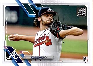 2021 Topps #239 Ian Anderson Atlanta Braves Rookie Baseball Card