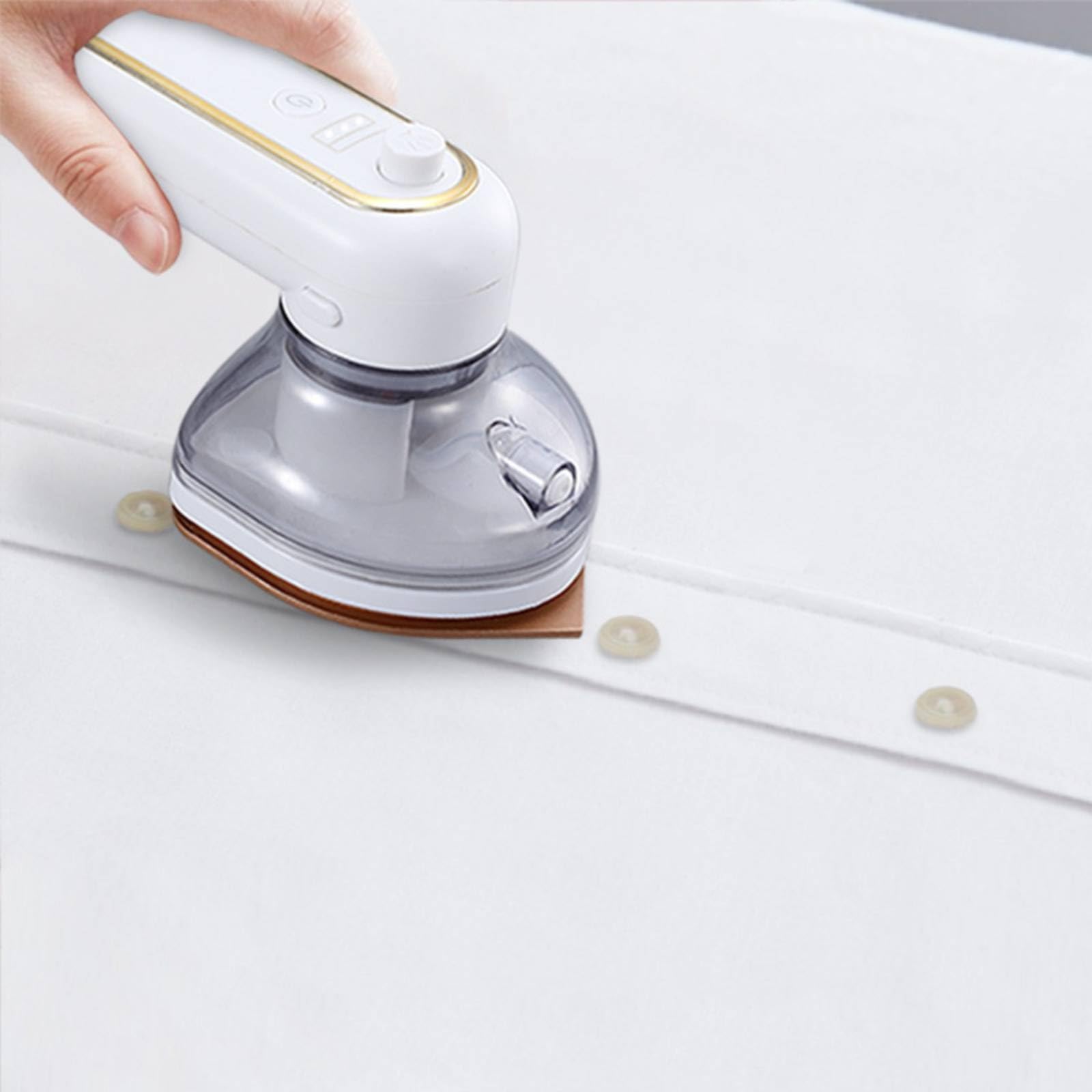 Portátil Plancha Inalámbrica de Viaje izador de Prendas Mini Plancha con Diseño Portátil y Carga USB para Camisas y Tejidos Adecuada para Salidas Reuniones Trabajo, Negro