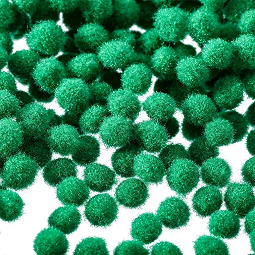2000 Pieces 6 Mm Assorted Pom Poms For Crafts, Small Christmas Pompoms Arts And Crafts Fuzzy Poms Ball, Christmas Holiday Costume Pom Hobby Supplies And Diy Creative Crafts Decorations (Green) #TOP2