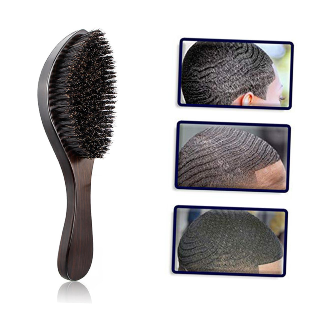FOMIYES 3 Stk Bartbürste beard care bartpflege set bartpflege-set Bartschneider Bartpflegeprodukte bartpflege+set Bartwachs beard wax bartshampoo Massagekamm für Männer Bambus Coffee