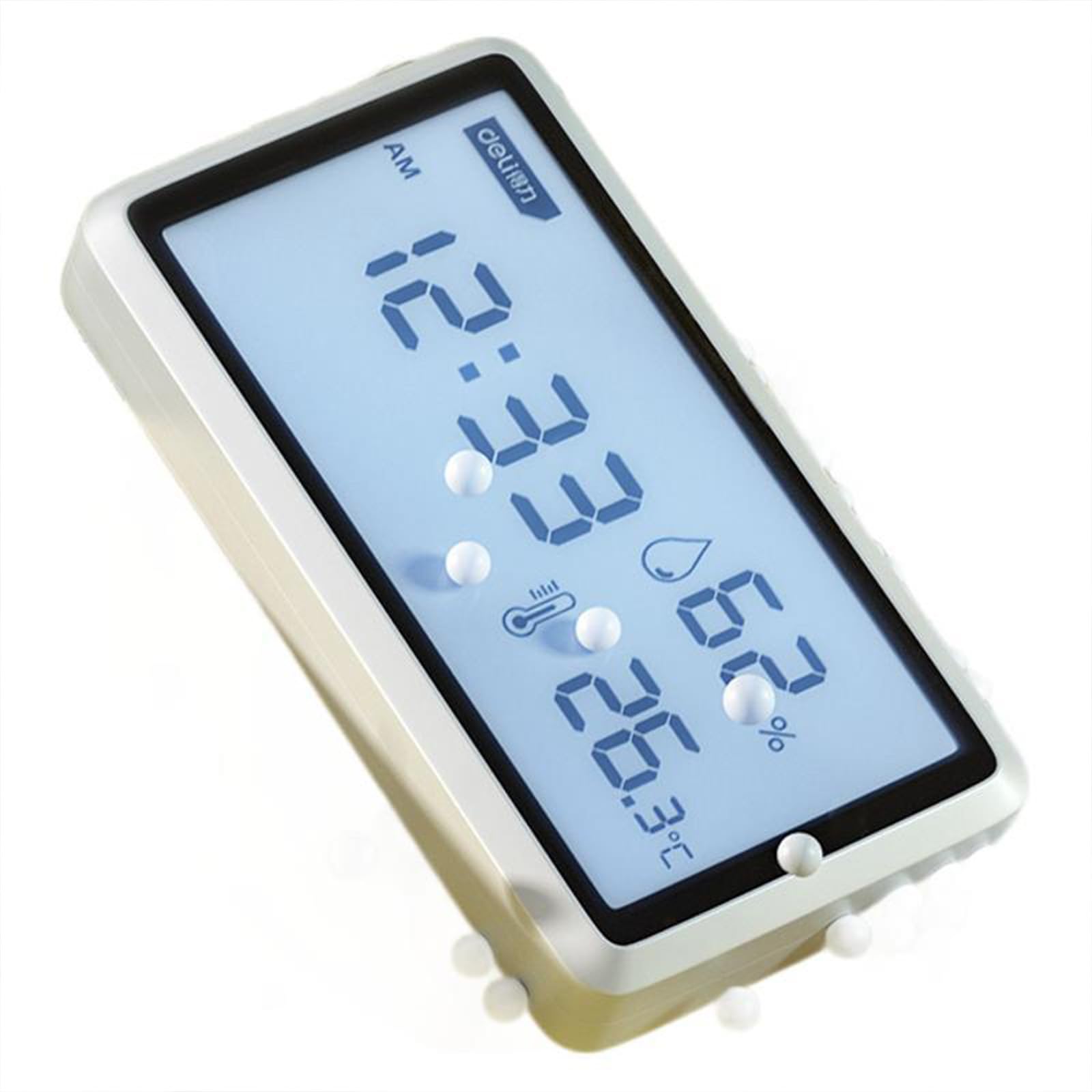 Amazon.co.jp: デスクトップ温度湿度測定メーター大型LCD