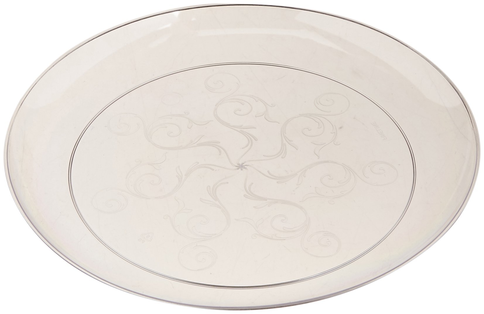 Fineline Settings Savvi Serve Clear 7" Plastic Plate - 1 set - 240 pieces