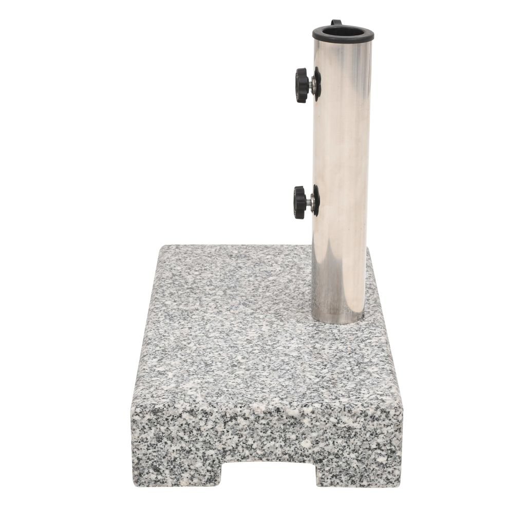 Socle de Parasol Granite rectangulaire 25 kg,Pied De Parasol,Pied De Parasol Lourd,Pied De Parasol sur roulettes