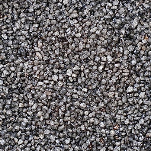 matches21 HOME & HOBBY Gránulos decorativos como decoración para esparcir, 5 kg, color gris, arena decorativa gruesa en diámetro de 2 – 3 mm para jarrones de flores o cuencos decorativos, piedras de