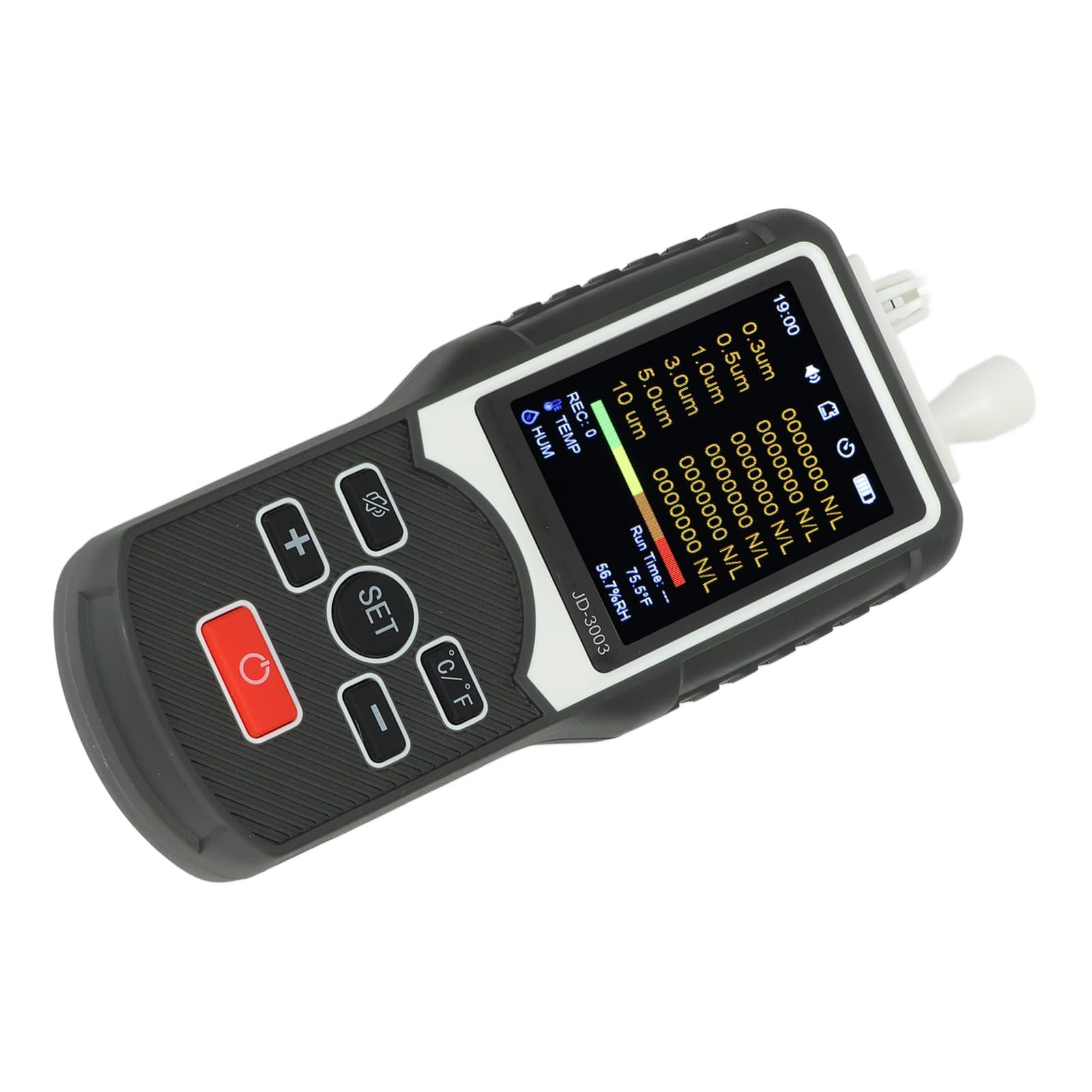 Professional Dust Particle Counter for Indoor Outdoor Use, Real Time ABS Material Recording Tester for Pharmaceutical Machinery and High Accuracy Machinery