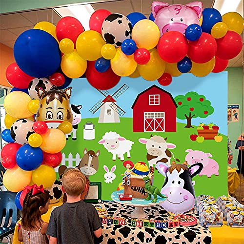image for Roaring Good Time 122 PCS Farm Animals Party Supplies Farm Animals Bir