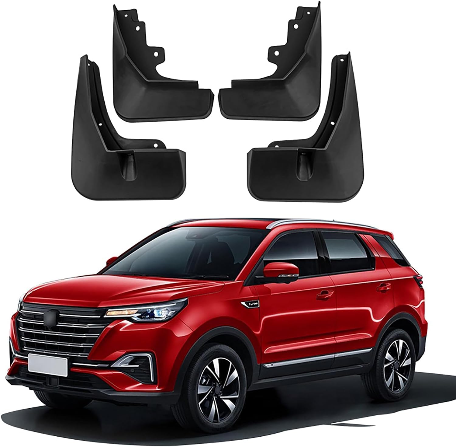 No-Drill Mudflaps for Changan CS55 Plus 2020-2021, Bolt-On Kit, Road Legal
