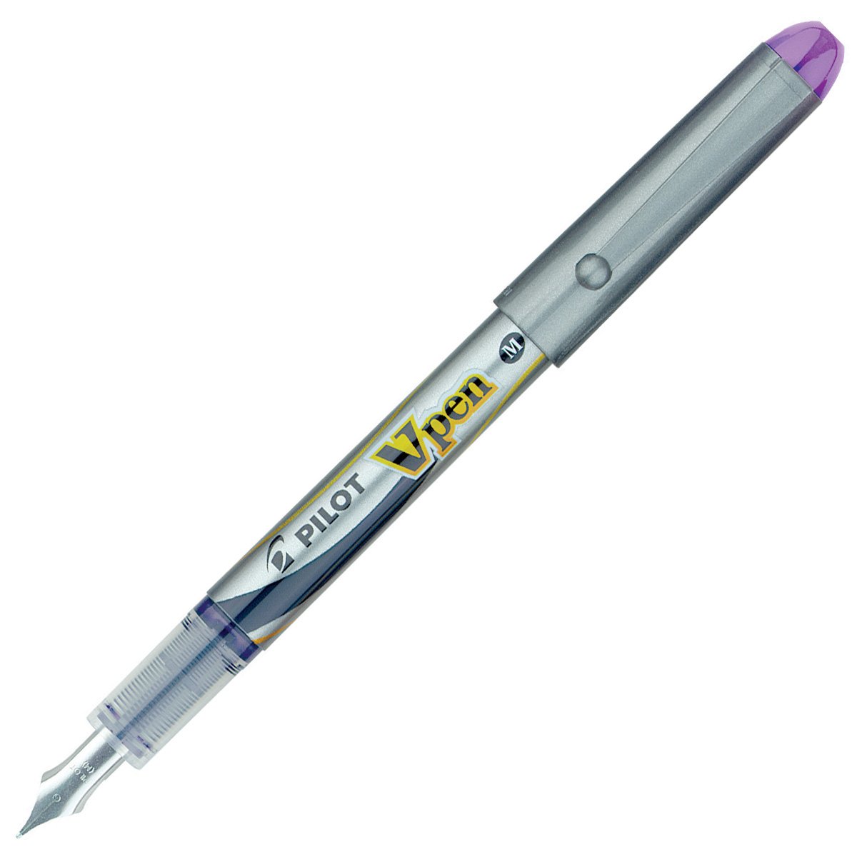Pilot V4 - Pluma estilográfica descartable (12 unidades), color morado