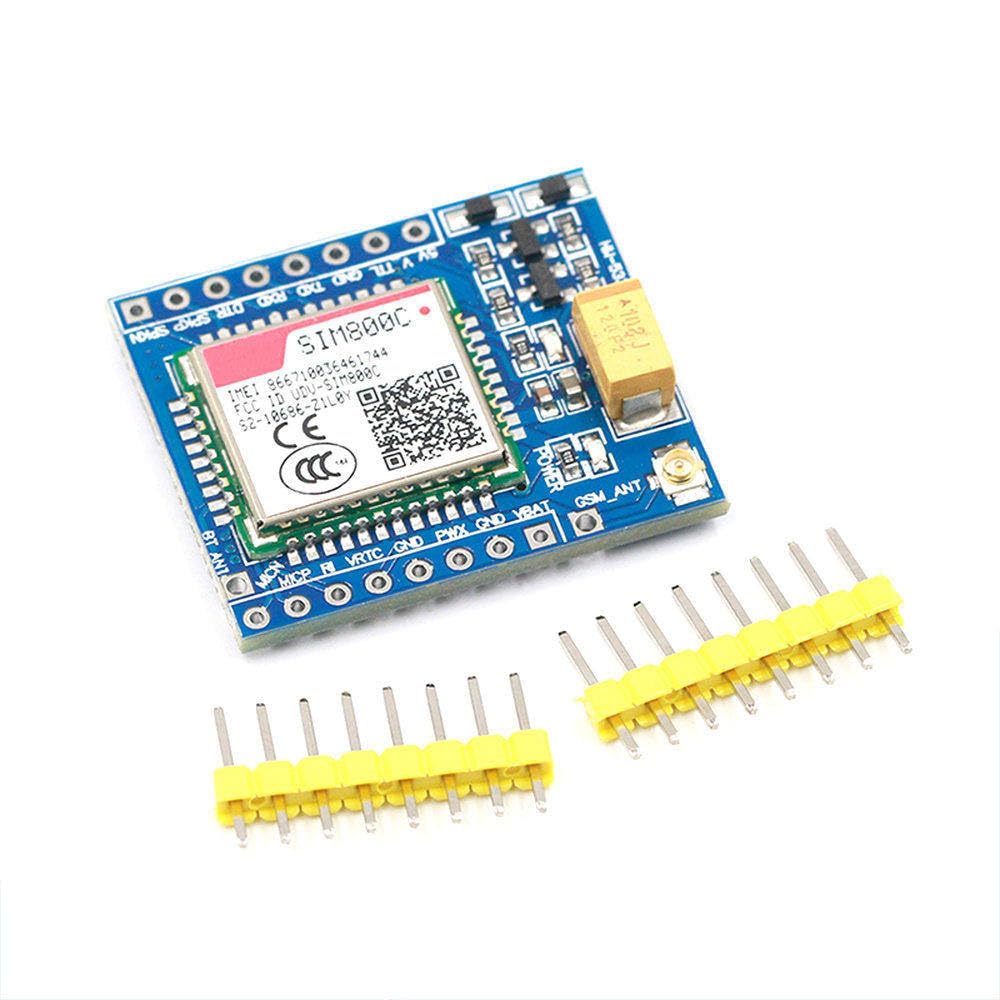 Amazon.com: SIM800C GSM GPRS Module 5V/3.3V TTL Development Board IPEX ...