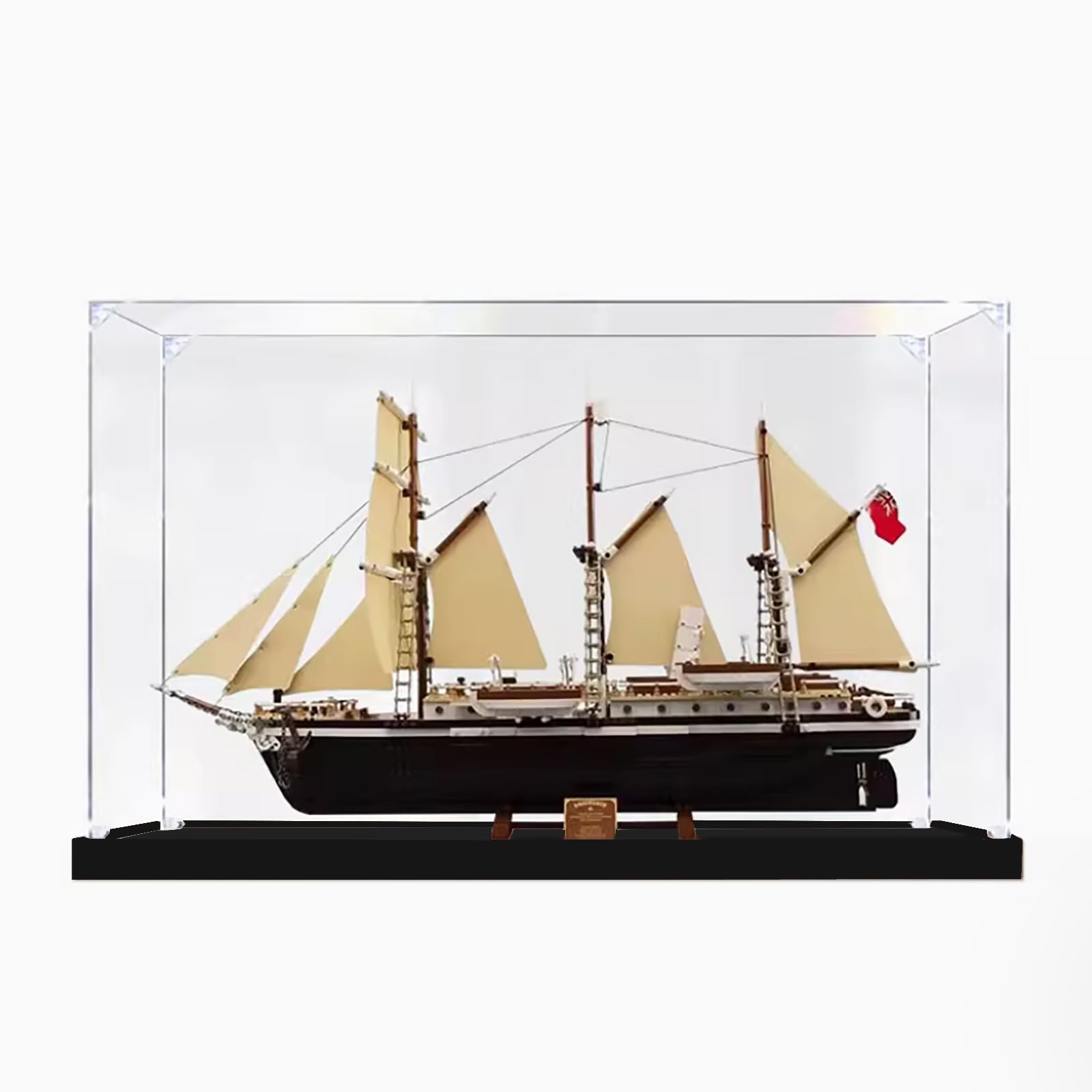 Nniessd Clear Acrylic Display Case For Lego 10335 Endurance Expedition Ship Model，Dustproof Box, Storage Box, Transparent Box, Display Box Compatible With Lego 10335(Only Case, No Model) (2Mm)