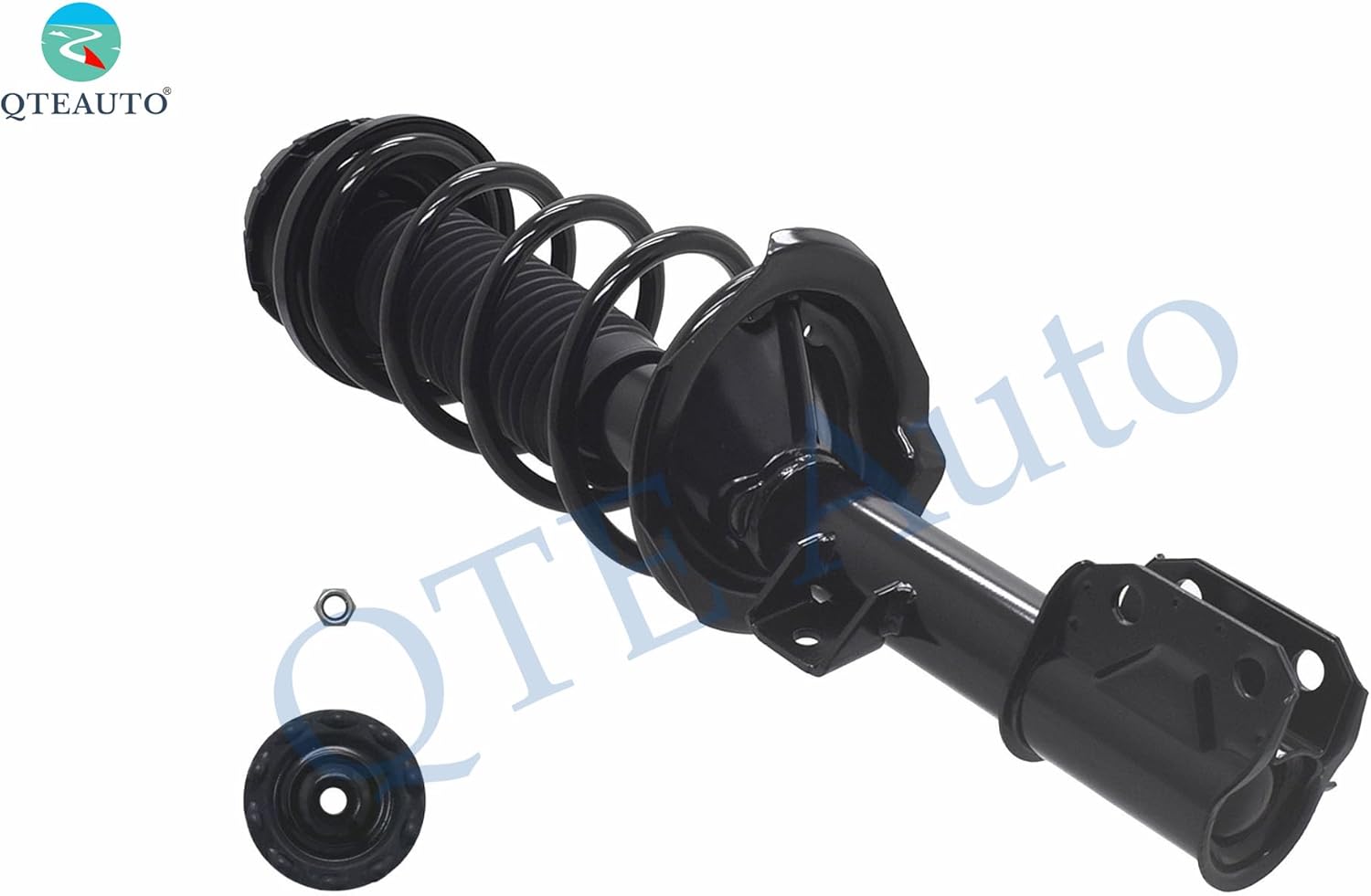 PM Auto Pair of 2 Front L-R Quick Complete Strut-Coil Spring For 2007-2013 Suzuki SX4