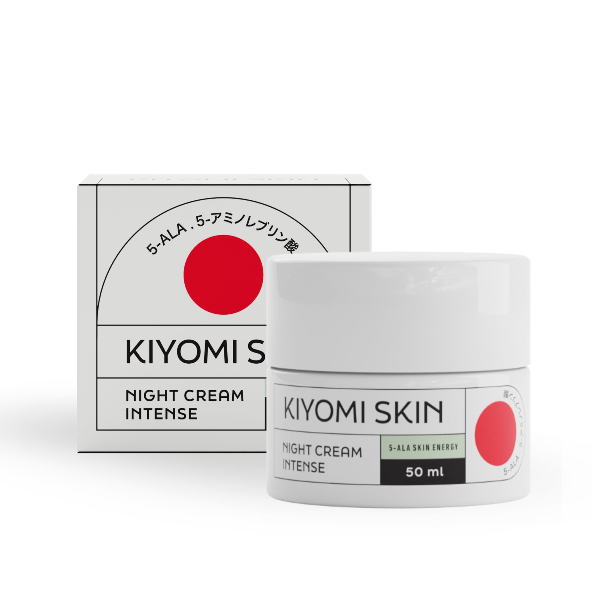 Regenerierende Nachtcreme Intensiv 50ml - mit 5-ALA, Ceramide und Resveratrol - bei trockener Haut, dermatest sehr gut, vegan Gesichtscreme für die Nacht Gesichtspflege Nacht Creme